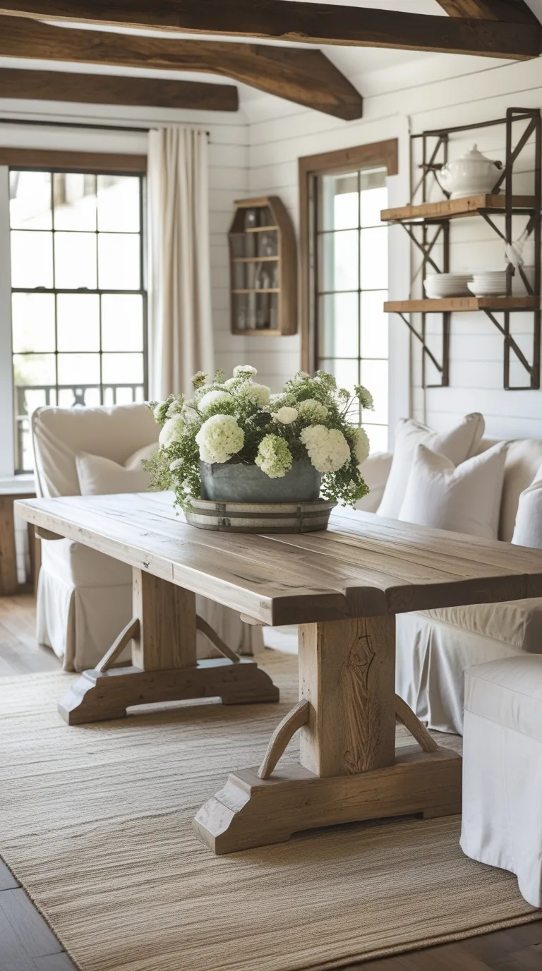 Add Farmhouse-Style Furniture