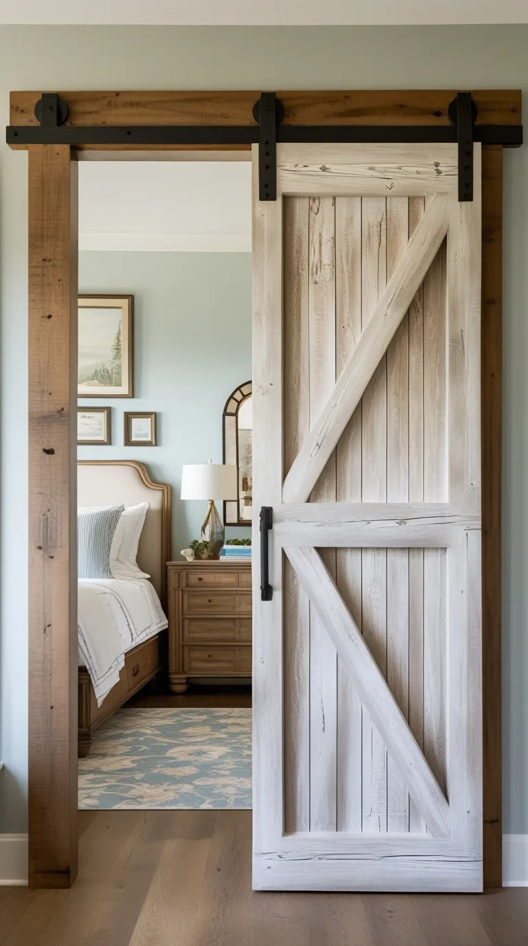 Use Barn Doors for a Rustic Statement