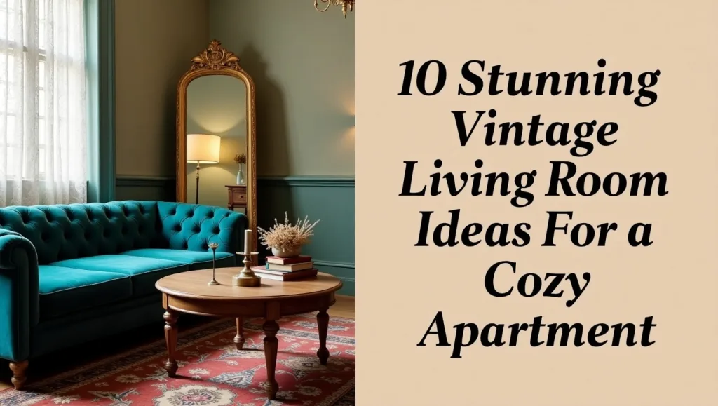 10 Stunning Vintage Living Room Ideas for a Cozy Apartment